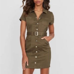 Valari Belted Denim Dress